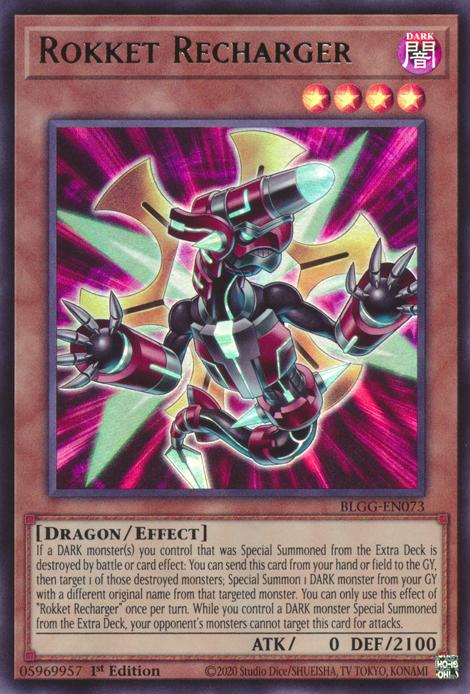 Rokket Recharger - BLGG-EN073 - Ultra Rare - 1st Edition