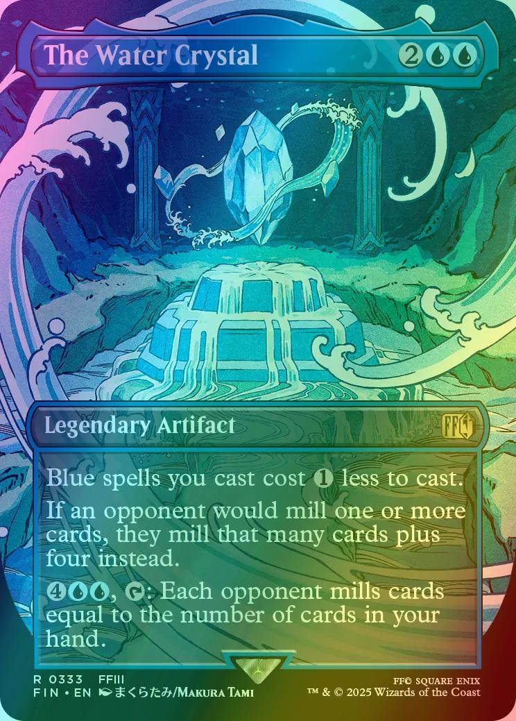 The Water Crystal [333] [Borderless] [FINAL FANTASY] [Foil] – Face to Face  Games