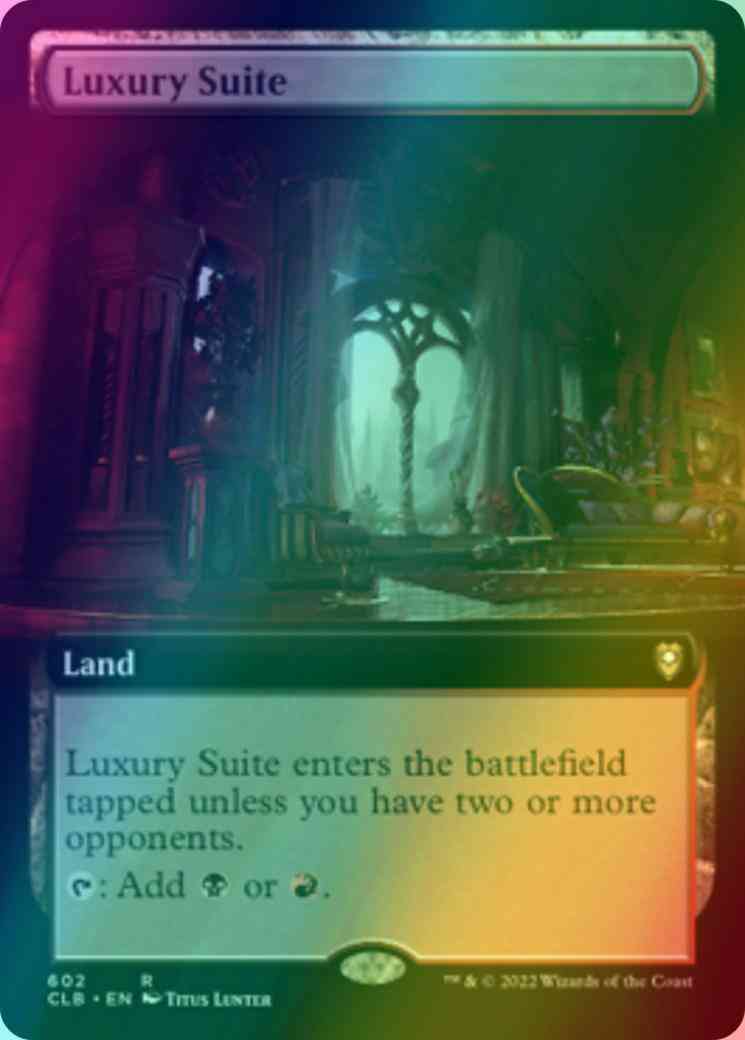 Luxury Suite [602] [Extended Art] [Commander Legends: Battle for Baldur's  Gate] [Foil]  Face to Face Games