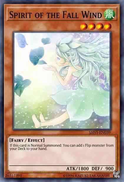 Spirit of the Fall Wind - SHVI-EN039 - Rare - 1st Edition