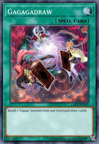 Gagagadraw - CBLZ-EN055 - Super Rare - Unlimited