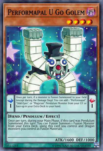 Performapal U Go Golem - MACR-EN004 - Rare - Unlimited