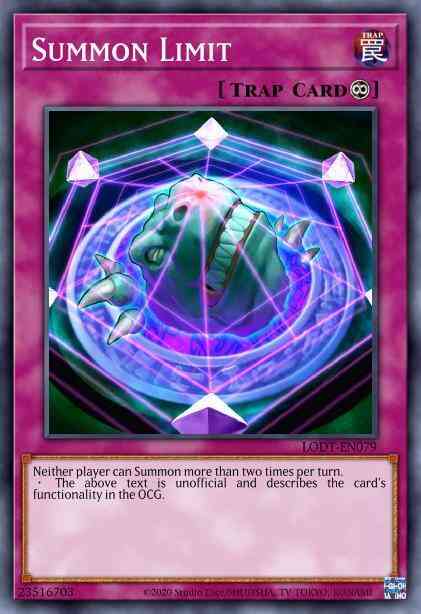 Summon Limit (Purple) - DL17-EN018 - Rare - Unlimited