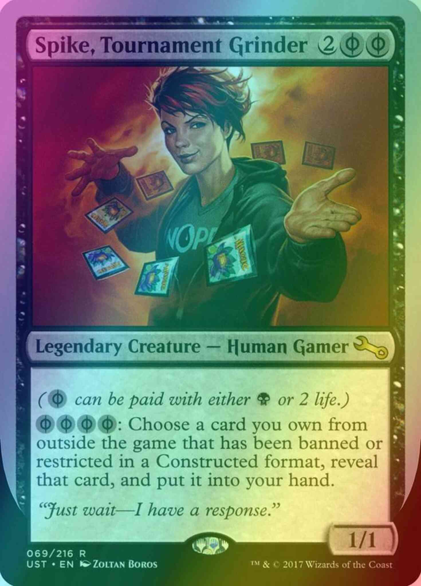 Spike, Tournament Grinder [69] [Unstable] [Foil] – Face to Face Games