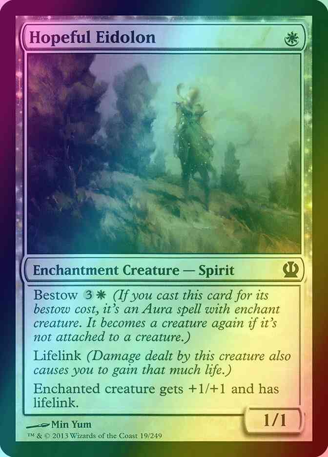 Hopeful Eidolon [19] [Theros] [Foil] – Face to Face Games