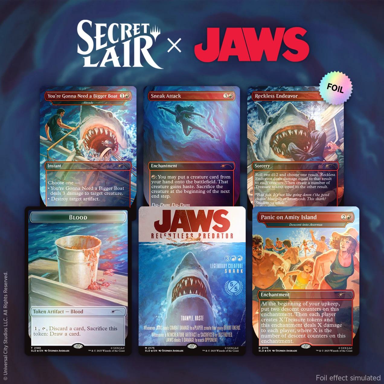 Secret Lair Drop Series - Secret Lair x Jaws: Terror of Amity Secret Lair Drop Series - Secret Lair x Jaws: Terror of Amity