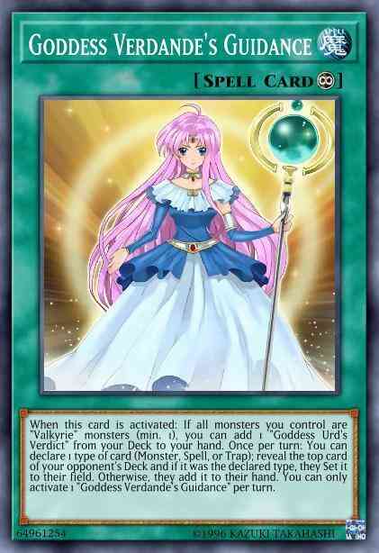 Goddess Verdande's Guidance - SHVA-EN009 - Super Rare - 1st Edition