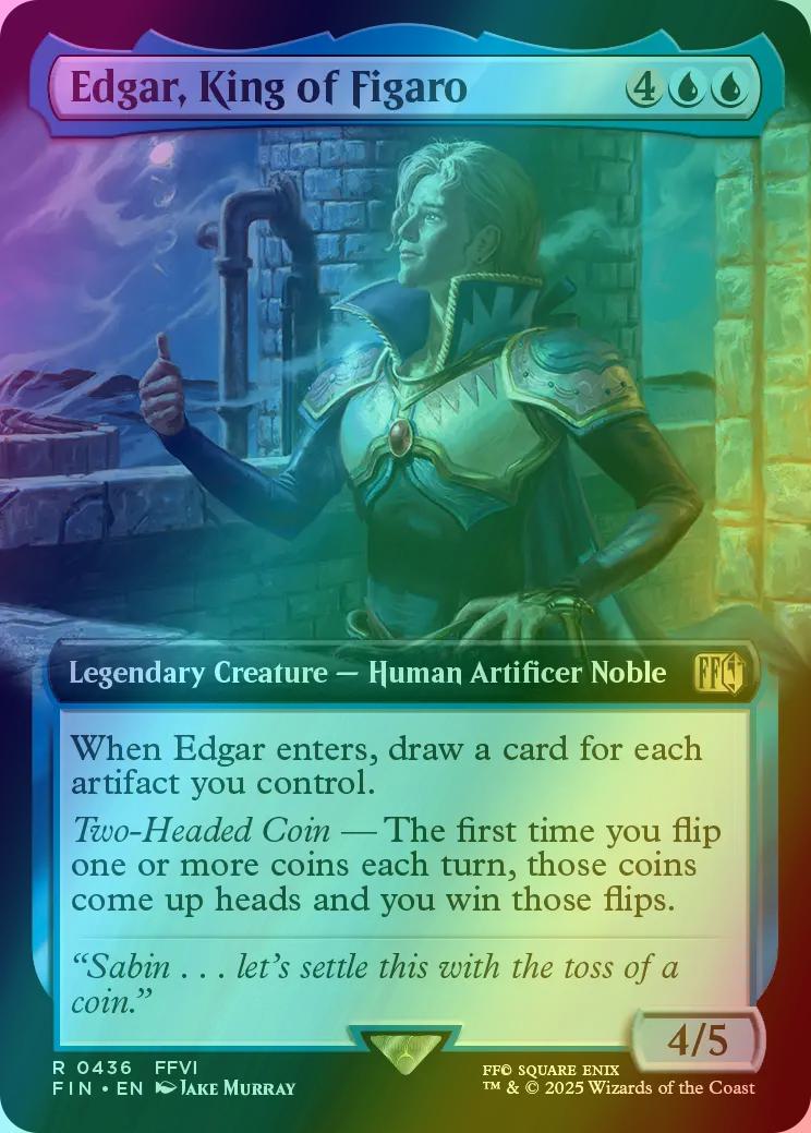 edgar final fantasy mtg Magic the gathering Final Fantasy Edgar,