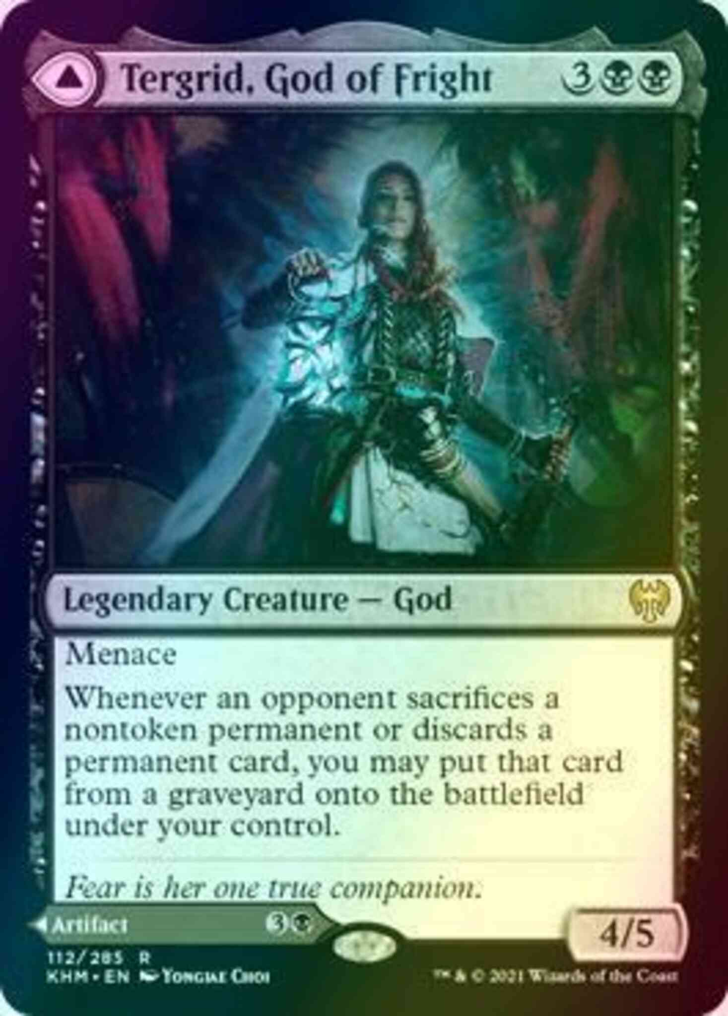 Tergrid, God of Fright // Tergrid's Lantern [112] [Kaldheim] [Foil