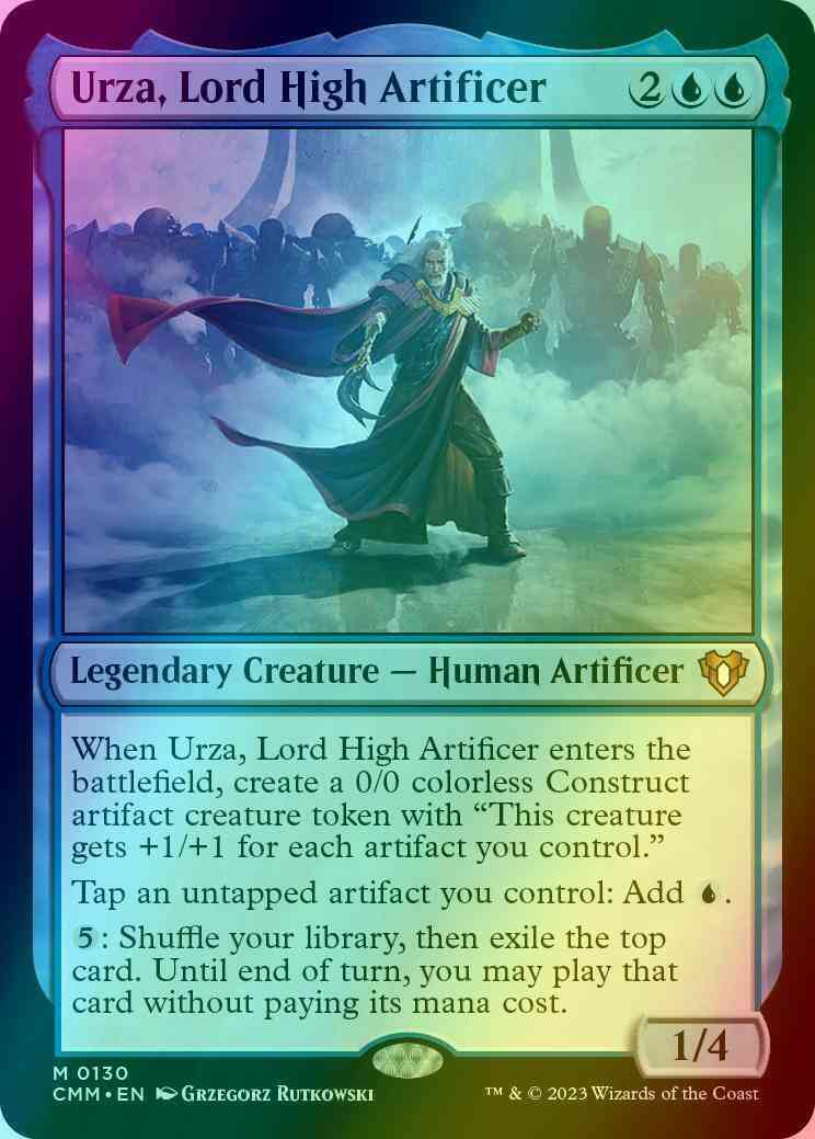 Urza, Lord High Artificer [130] [Commander Masters] [Foil] – Face to Face  Games
