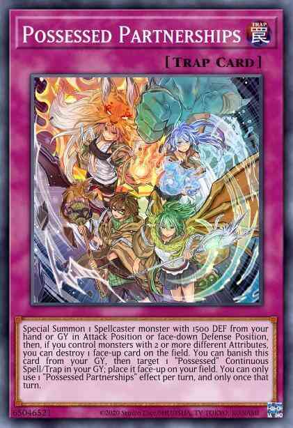 Possessed Partnerships - SDCH-EN028 - Super Rare - 1st Edition