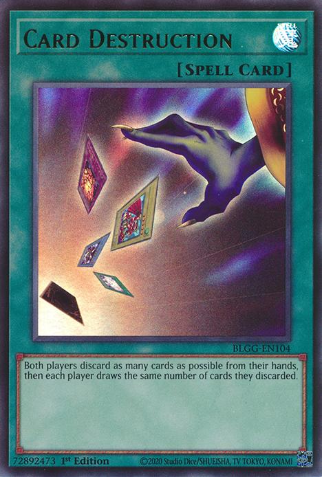 Card Destruction - BLGG-EN104 - Ultra Rare - 1st Edition