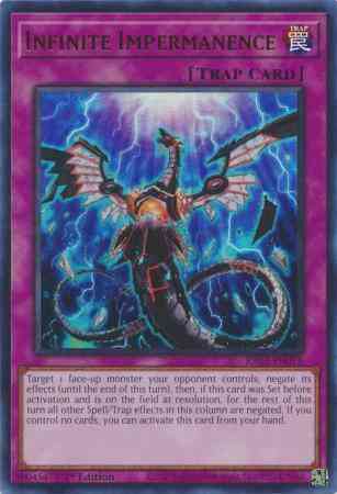 Infinite Impermanence - RA01-EN075 - Ultra Rare - 1st Edition