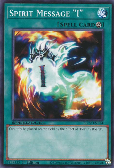 Spirit Message "I" - SBC2-ENE14 - Common - 1st Edition