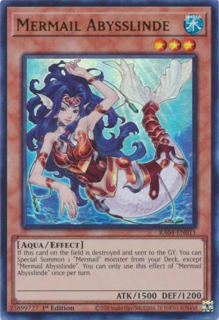 Mermail Abysslinde - RA04-EN011 - Ultra Rare - 1st Edition