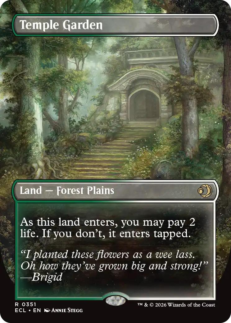 Temple Garden // Temple Garden [351] [Borderless] [Reversible