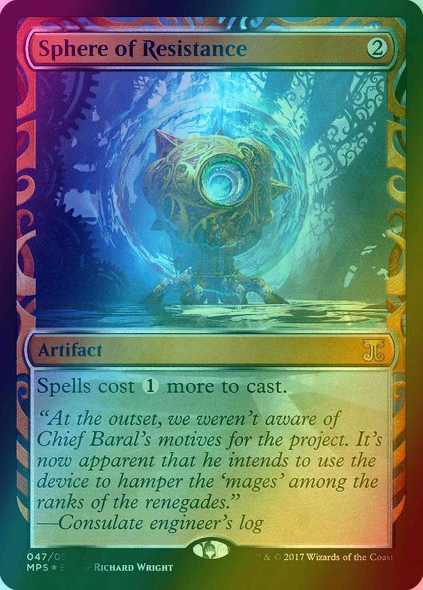 Sphere of Resistance [47] [Masterpiece Series] [Kaladesh
