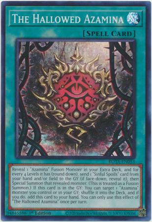 The Hallowed Azamina - ROTA-EN053 - Super Rare - 1st Edition