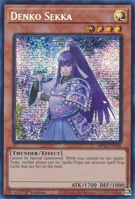 Denko Sekka - MP25-EN136 - Prismatic Secret Rare - 1st Edition