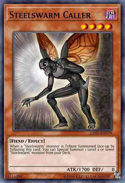 Steelswarm Caller - DT05-EN079 - Duel Terminal Rare Parallel Rare - Duel Terminal