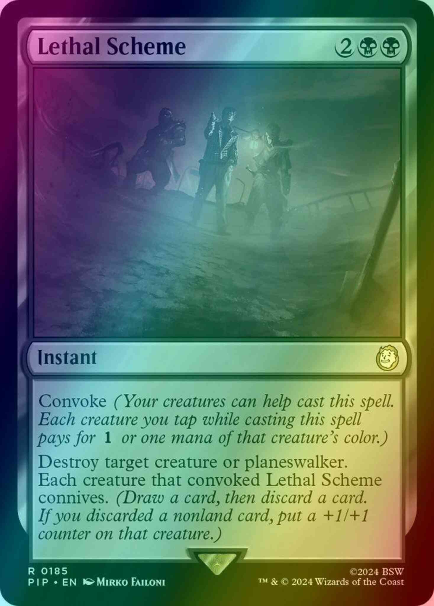 Lethal Scheme [185] [Fallout] [Foil] – Face to Face Games