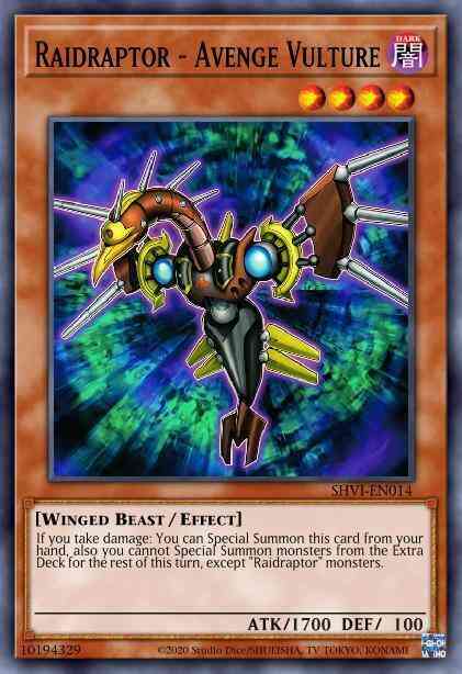 Raidraptor - Avenge Vulture - SHVI-EN014 - Common - Unlimited