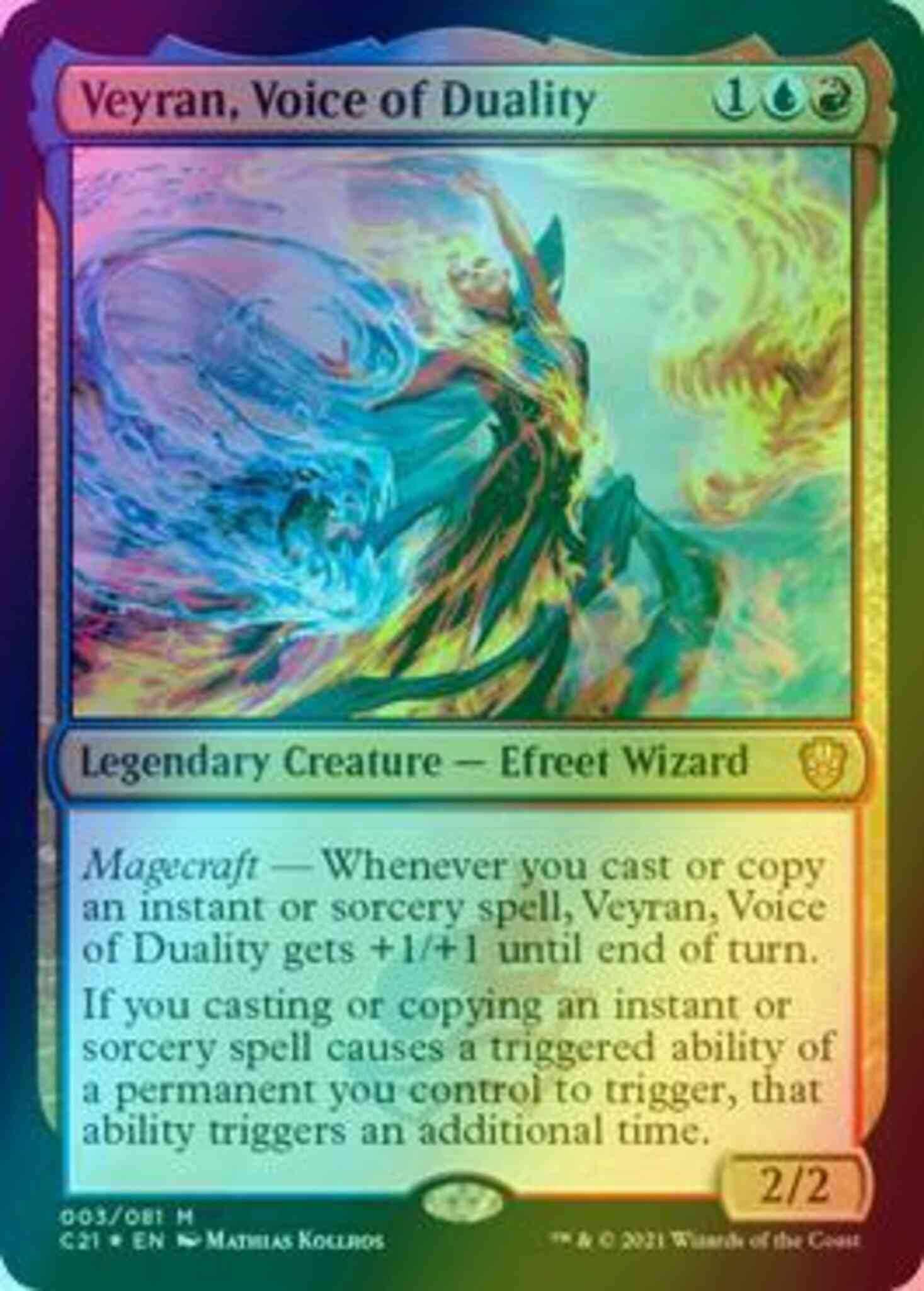 mtg veyran voice of duality commander deck Veyran, MAGECRAFT SPELLS Izzet Magic Custom Custom Commander Deck*** Veyran, Voice