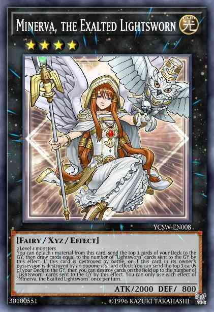 Minerva, the Exalted Lightsworn - BLLR-EN044 - Secret Rare - 1st Edition