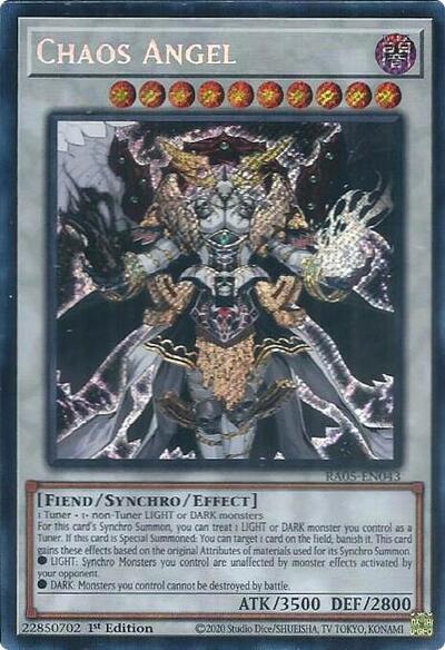 Chaos Angel - RA05-EN043 - Secret Rare - 1st Edition