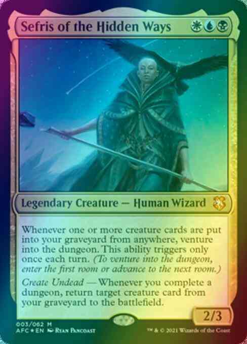 Sefris of the Hidden Ways [3] [Adventures in the Forgotten Realms Commander]  [Foil] – Face to Face Games