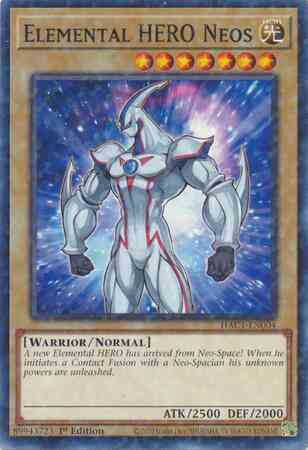 Elemental HERO Neos - HAC1-EN004 - Duel Terminal Normal Parallel Rare - 1st Edition