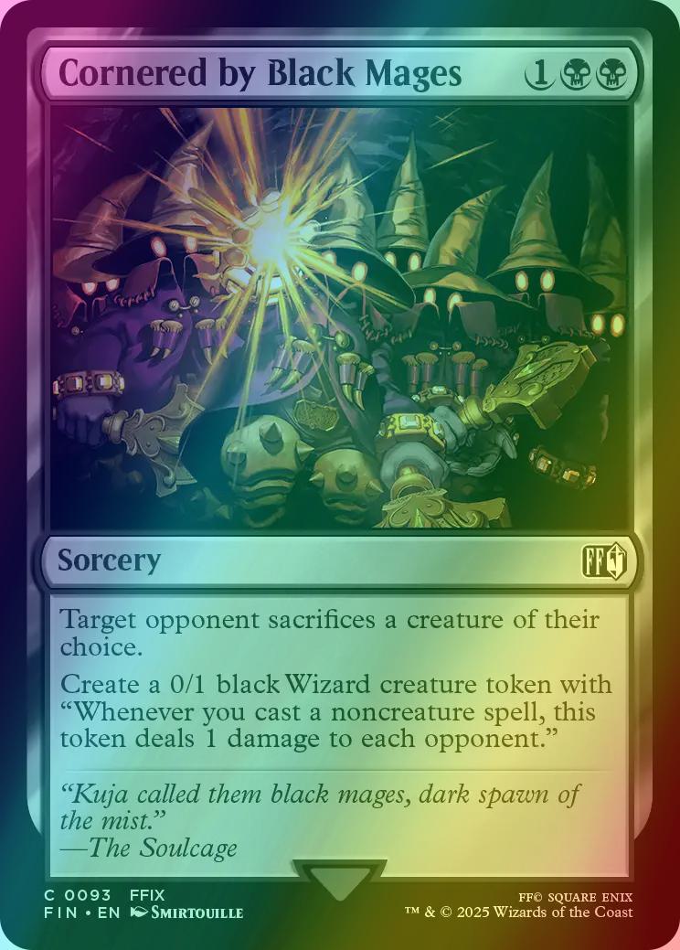 Cornered by Black Mages [93] [FINAL FANTASY] [Foil] – Face to Face Games