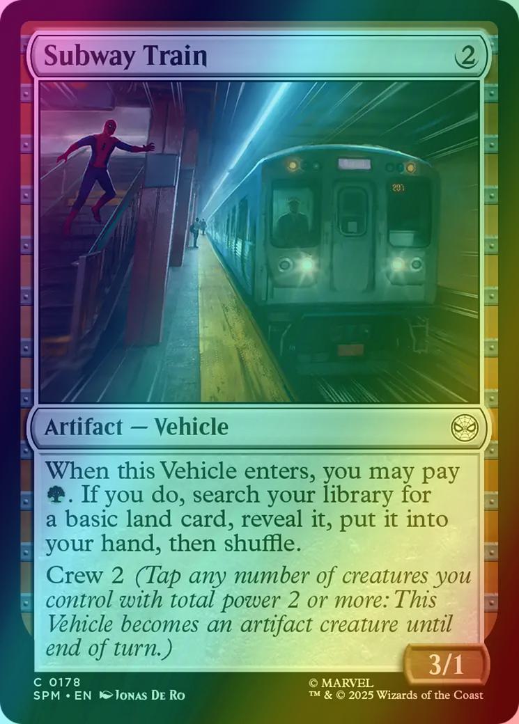 Subway Train [178] [Marvel's Spider-Man] [Foil] – Face to Face Games