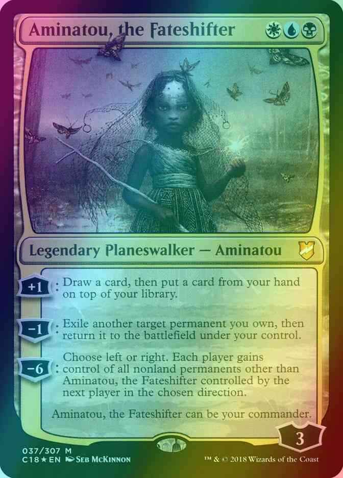 aminatou card sleeves Ultra Pro Aminatou, Veil Piercer Playmat the Fateshifter can be your commander Aminatou, the Fateshifter | Secret