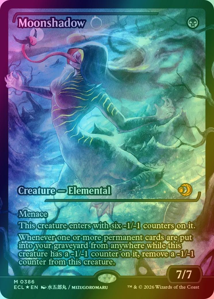 Moonshadow [386] [Japan Showcase] [Lorwyn Eclipsed] [Foil] – Face