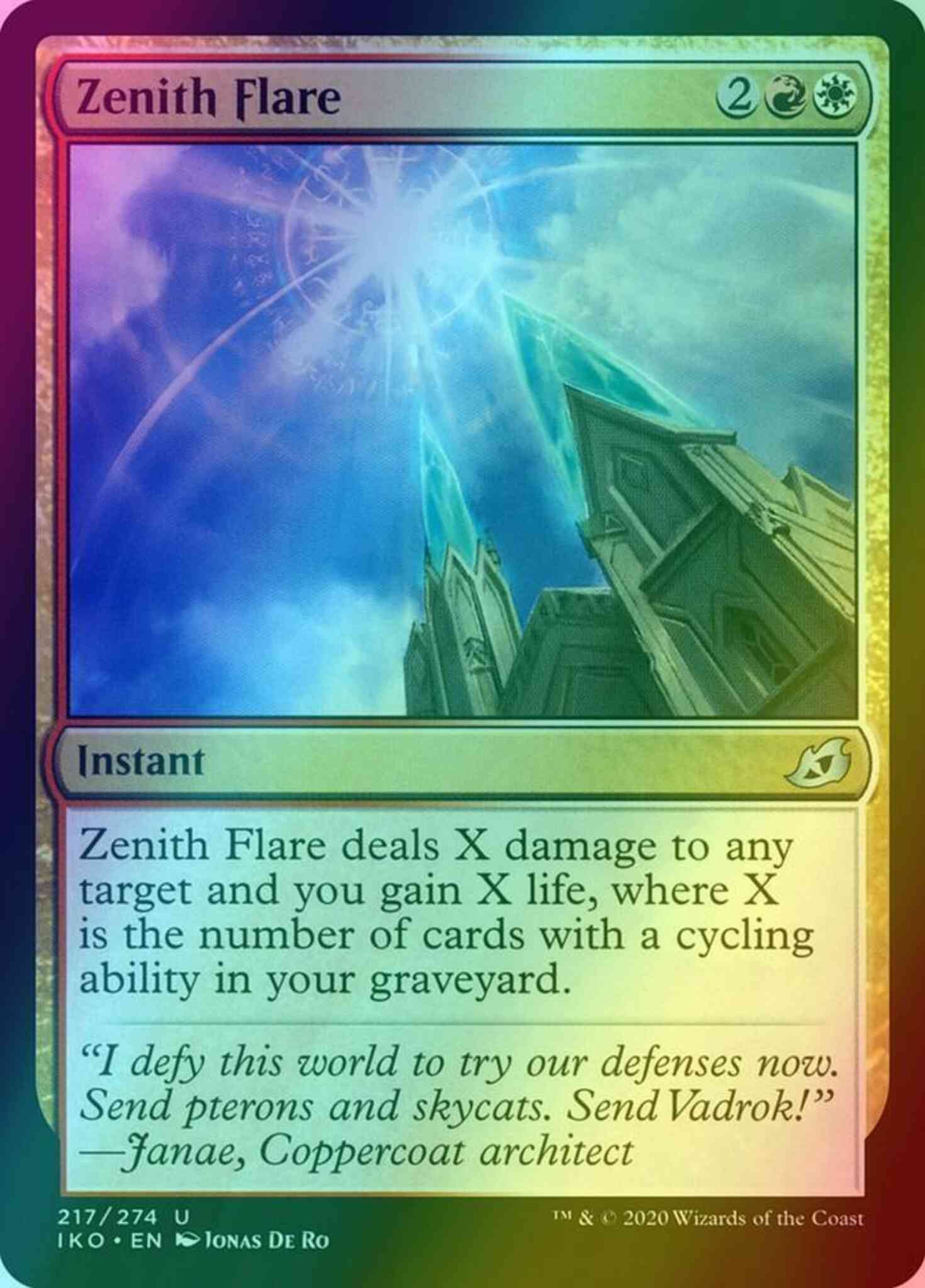 Zenith Flare [217] [Ikoria: Lair of Behemoths] [Foil] – Face to Face Games