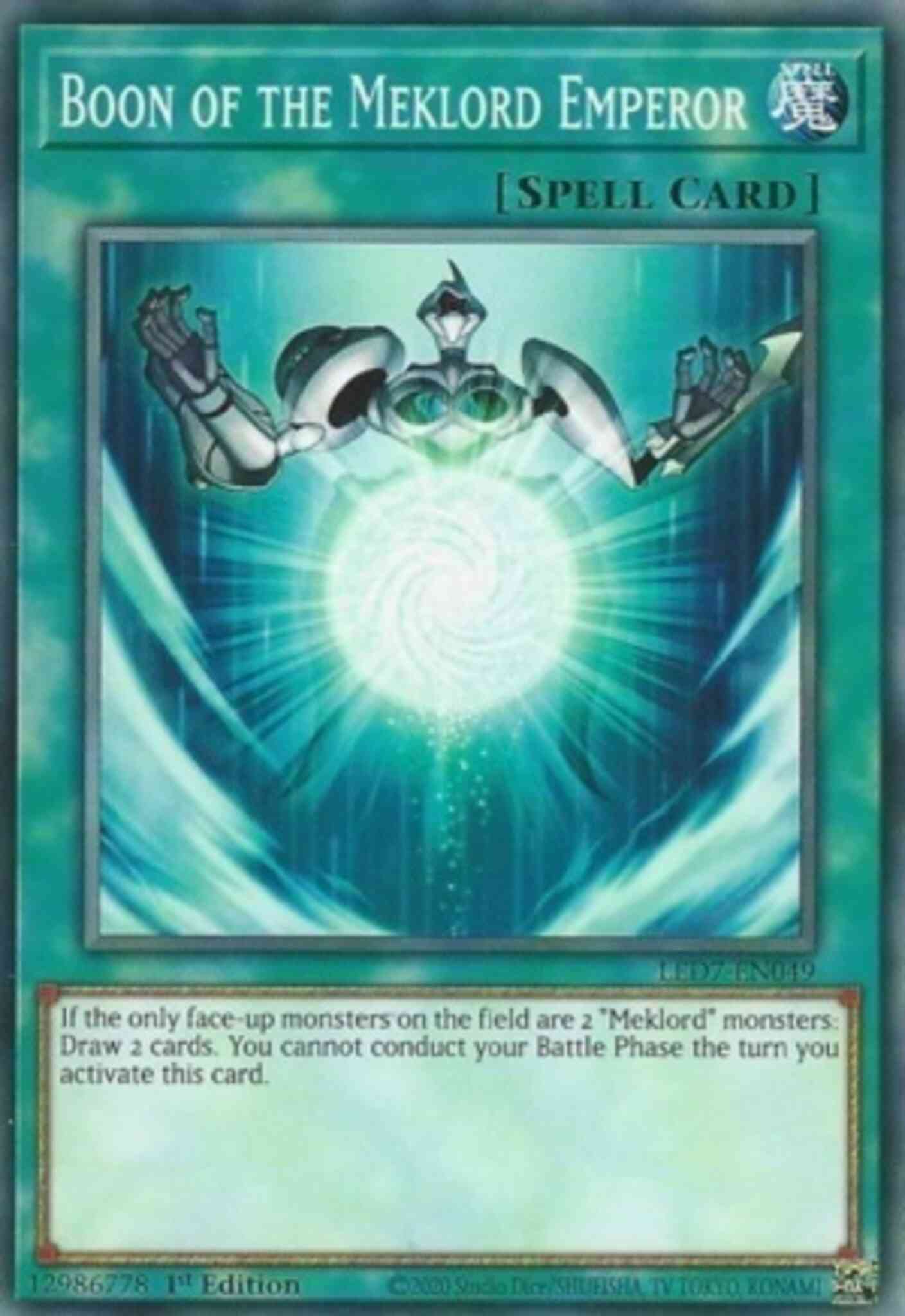 Boon of the Meklord Emperor - LED7-EN049 - Common - Unlimited