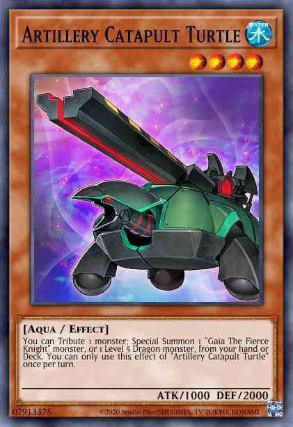 Artillery Catapult Turtle - ROTD-EN003 - Ultra Rare - 1st Edition