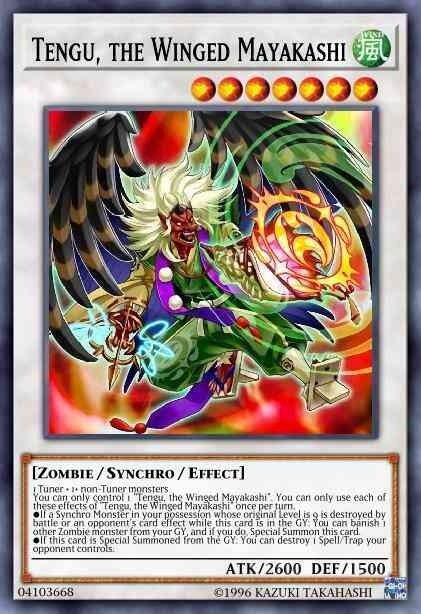 Tengu, the Winged Mayakashi - HISU-EN034 - Secret Rare - 1st Edition