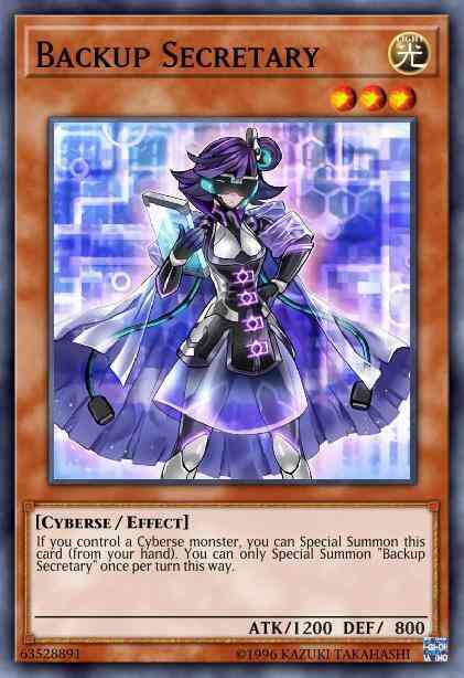 Backup Secretary - SP18-EN002 - Starfoil Rare - 1st Edition
