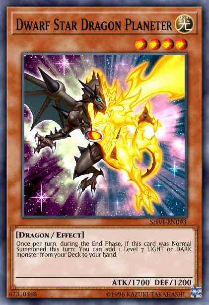 Dwarf Star Dragon Planeter - TOCH-EN034 - Rare - 1st Edition