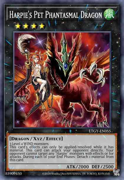 Harpie's Pet Phantasmal Dragon - LTGY-EN055 - Rare - Unlimited