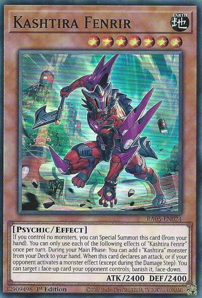 Kashtira Fenrir - RA05-EN024 - Super Rare - 1st Edition