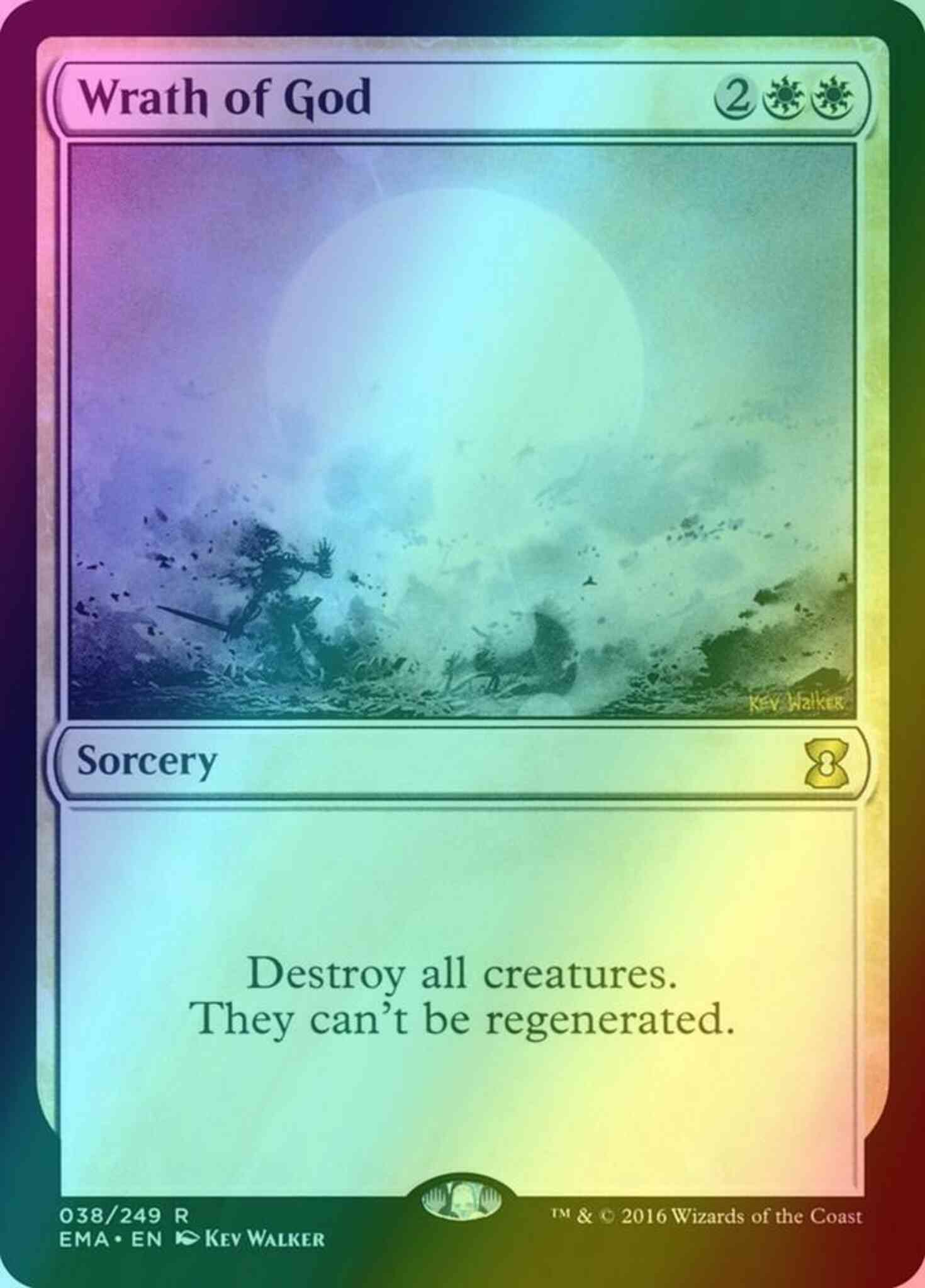 Collection Carte Sorcery Destroy All Carte Magic: The Gathering - Wrath Of God (038/249) - Édition Eternal Masters | Rare Carte Collection édition Eternal Masters