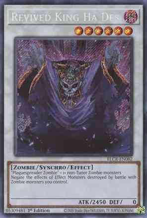 Revived King Ha Des - BLCR-EN082 - Secret Rare - 1st Edition