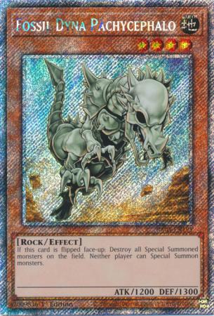 Fossil Dyna Pachycephalo - RA03-EN195 - Platinum Secret Rare - 1st Edition