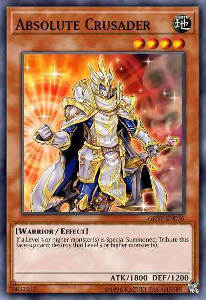 Absolute Crusader - GENF-EN036 - Super Rare - 1st Edition
