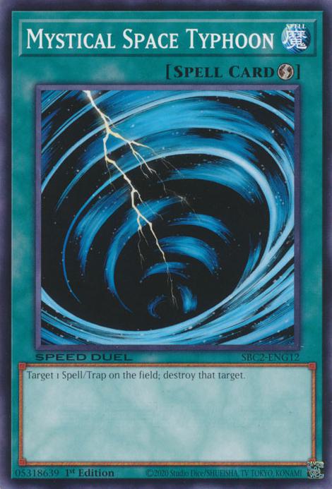 Mystical Space Typhoon - SBC2-ENG12 - Common - 1st Edition