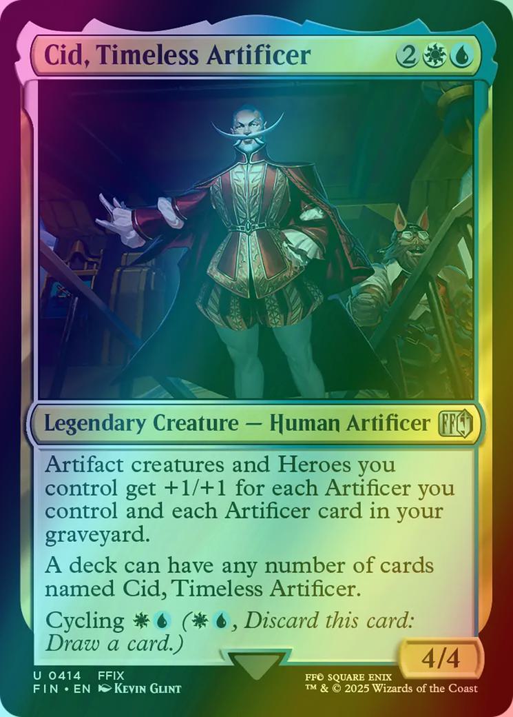 Cid, Timeless Artificer [414] [FFIX] [FINAL FANTASY] [Foil] – Face to Face Games