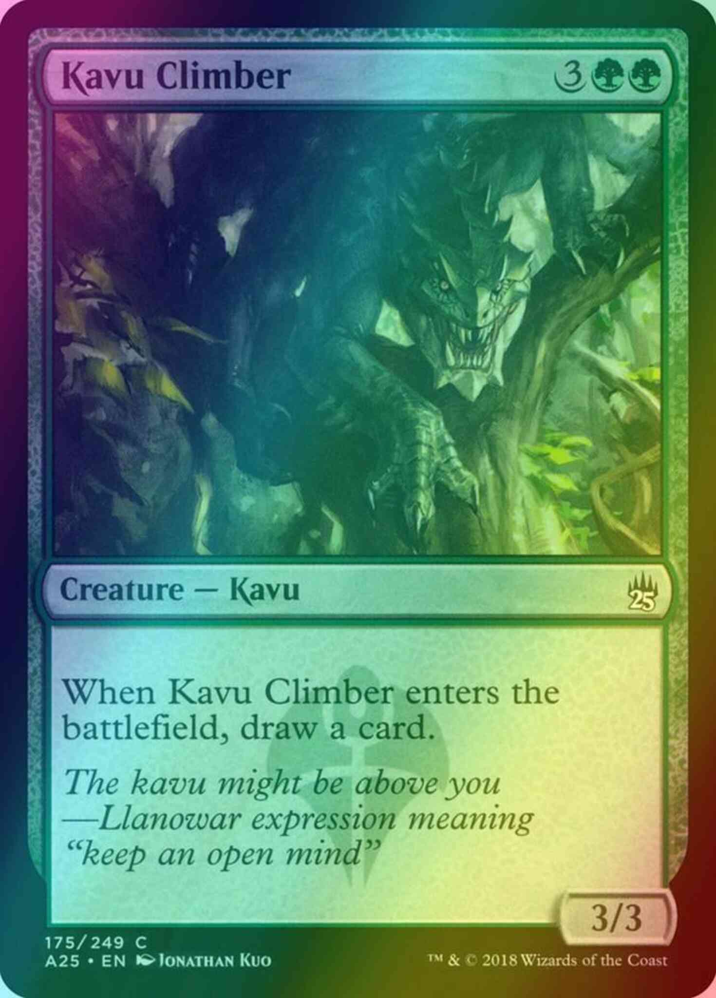 Kavu Climber [175] [Masters 25] [Foil] – Face to Face Games